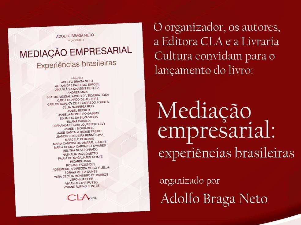 Livro “Mediação Empresarial: experiências brasileiras”